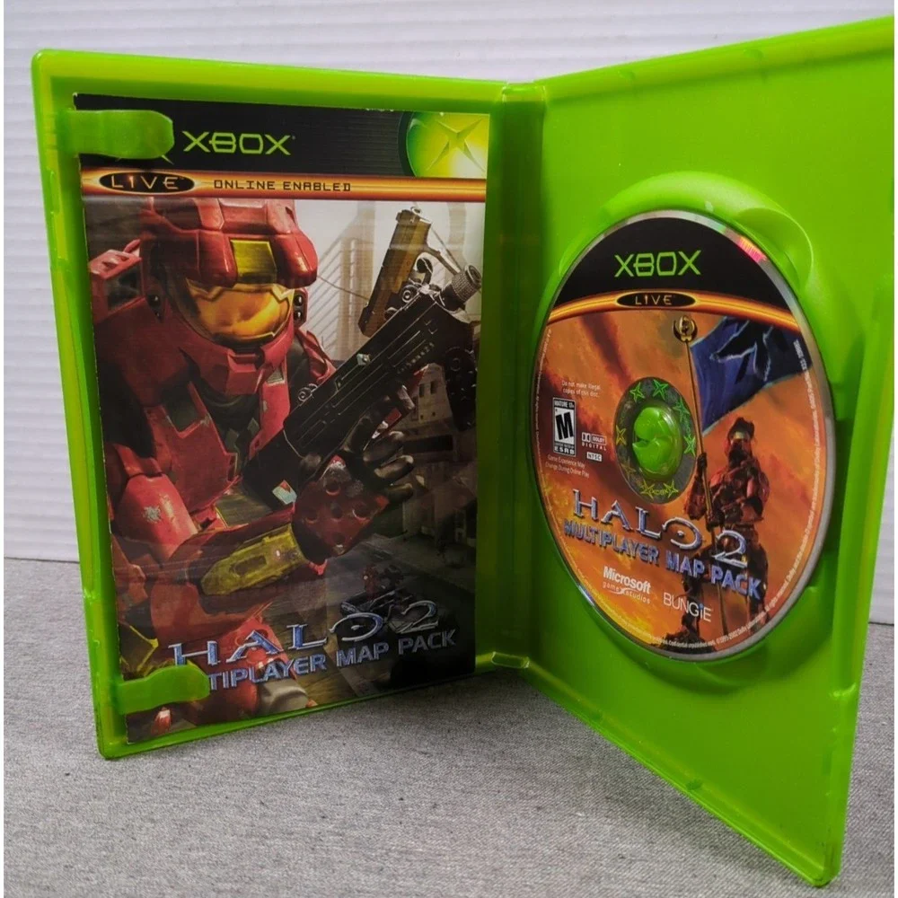 Halo 2 Multiplayer Map Pack Xbox COMPLETE - Disc, Case, Manual - Great Condition